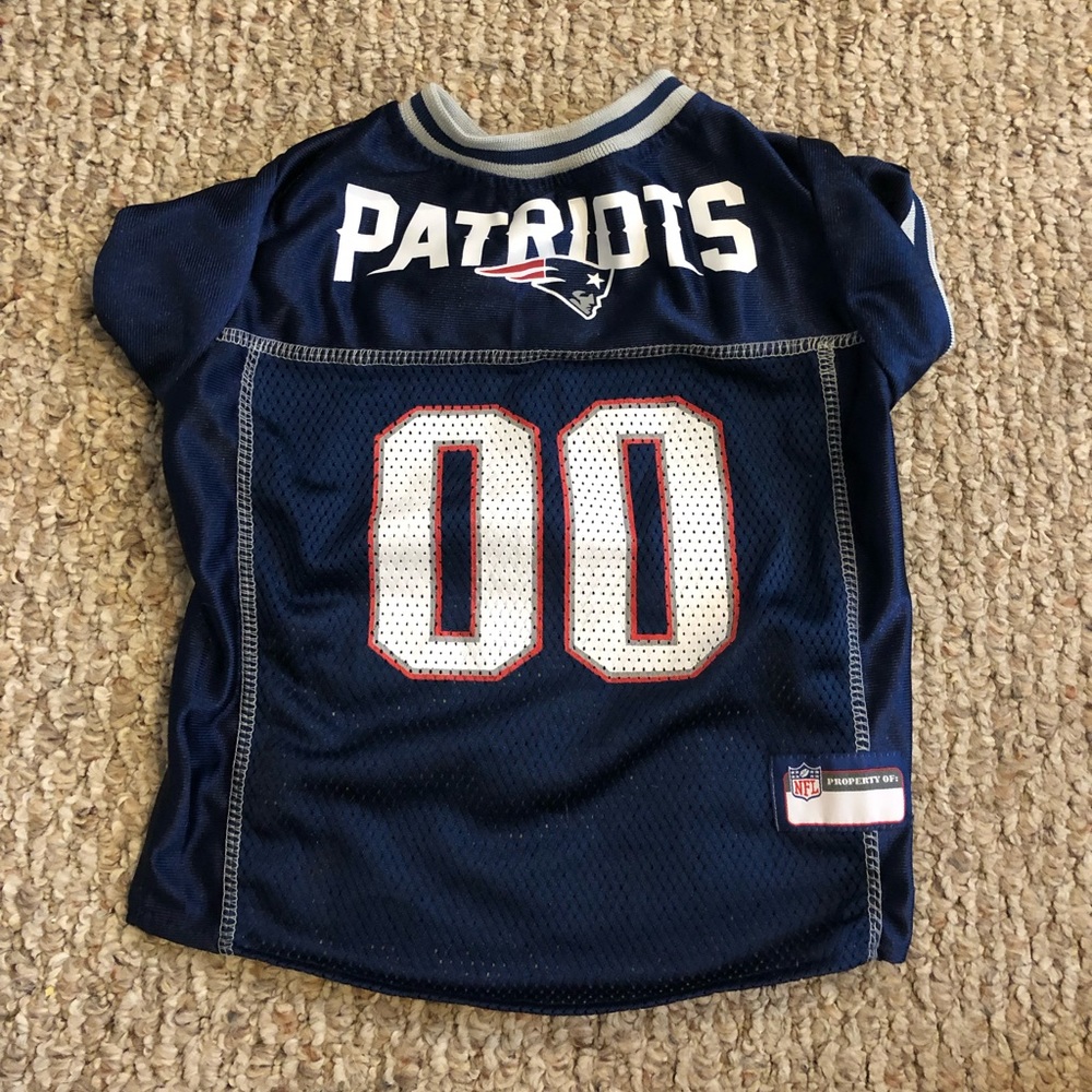 NFL doggy patriots jersey